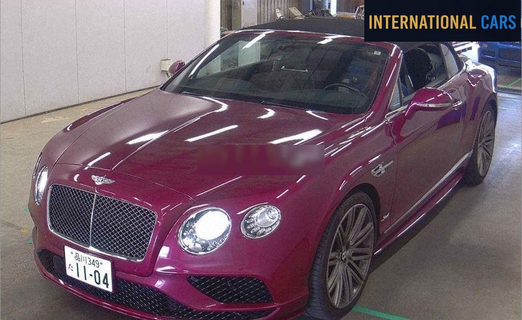 BENTLEY CONTINENTAL OP 4WD GT SPEED CONVERTIBLE 2016 - photo 4 - Import Japon | International Cars