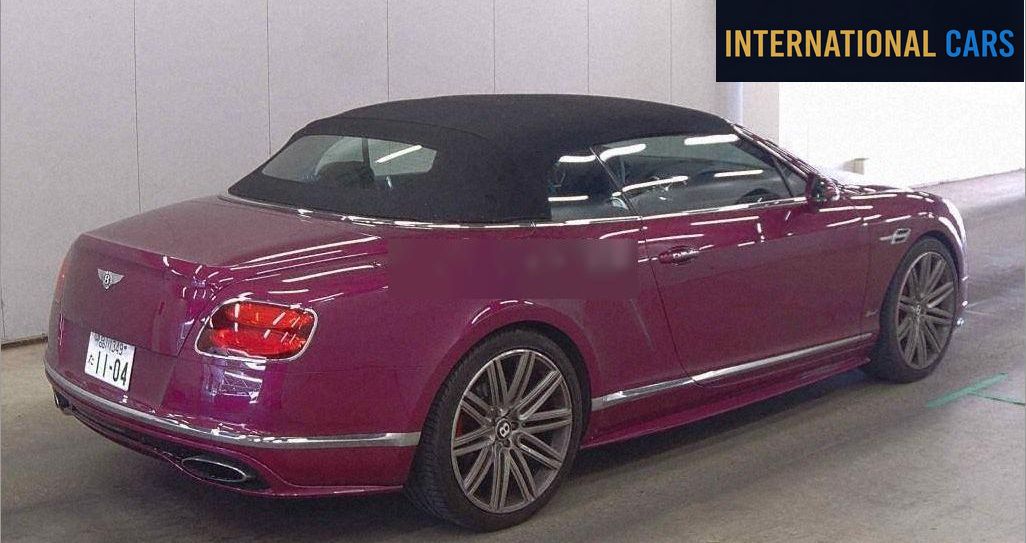 BENTLEY CONTINENTAL OP 4WD GT SPEED CONVERTIBLE 2016 - photo 5 - Import Japon | International Cars